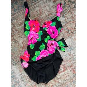 Vintage 80's Catalina Floral Swimsuit